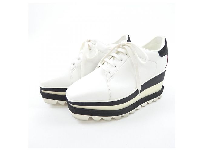 Stella Mc Cartney Zapatos de plataforma Stella McCartney Negro Blanco - vista 3