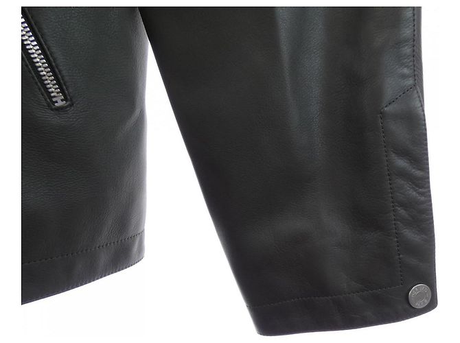 Hermès Giacca in pelle Hermes Marrone - vista 6