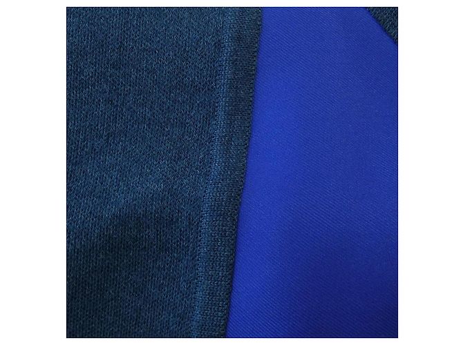 Hermès Vestido de twill Hermes Azul Naranja - vista 7