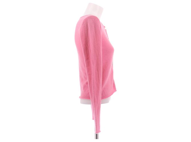 Autre Marque LUCIEN PELAT FINET Cardigan Rosa Kaschmir S Pink - Ansicht 3