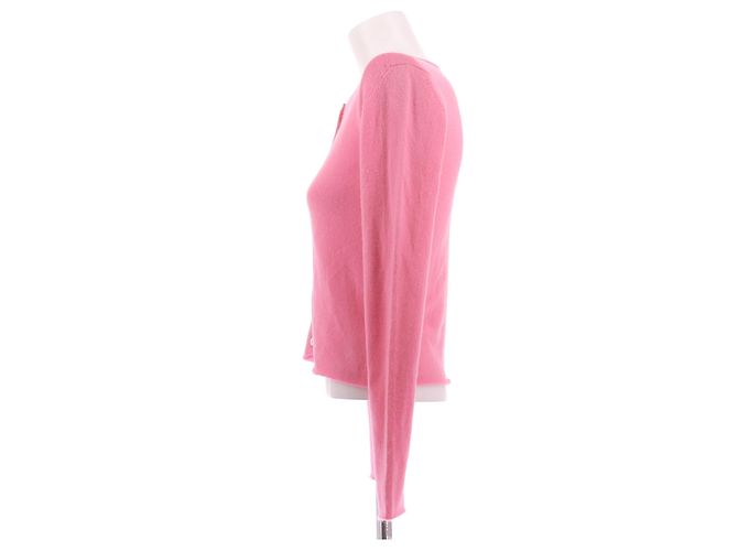 Autre Marque LUCIEN PELAT FINET Cardigan Rosa Kaschmir S Pink - Ansicht 4