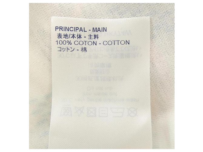 T-shirt in cotone Louis Vuitton Bianco - vista 3