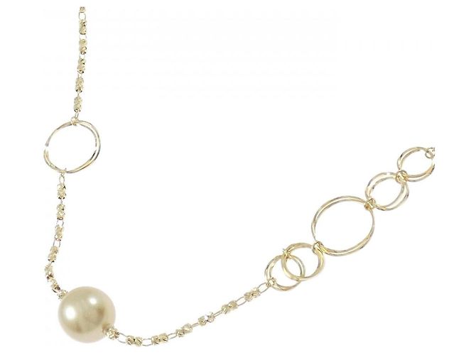 Collana Tasaki Perla del Mare del Sud Bianca Au750 D'oro - vista 3