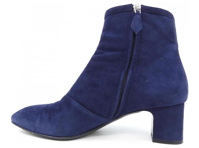 Hermès Hermes Lederstiefel Lila - Ansicht 2