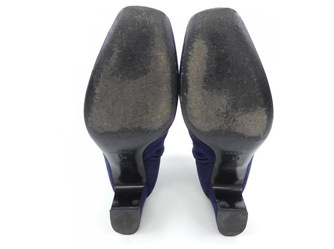 Hermès Hermes Lederstiefel Lila - Ansicht 4
