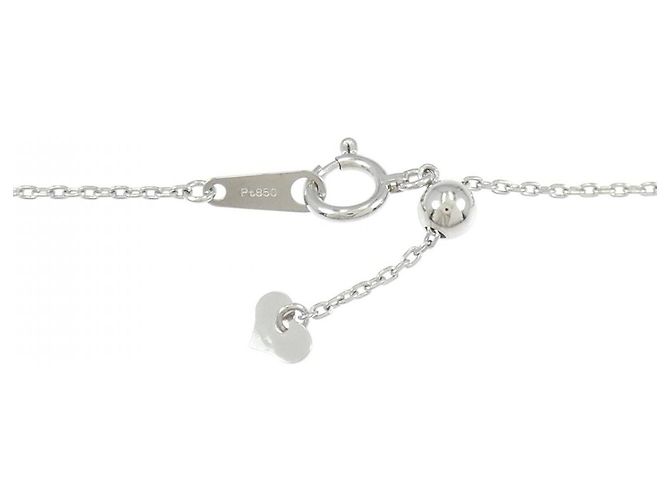 Autre Marque Collana a fiore in platino e diamanti Argento - vista 5