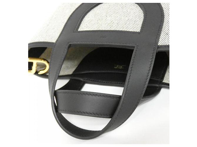Hermès Bolso Hermes In The Loop18 Toile H Swift Negro - vista 4