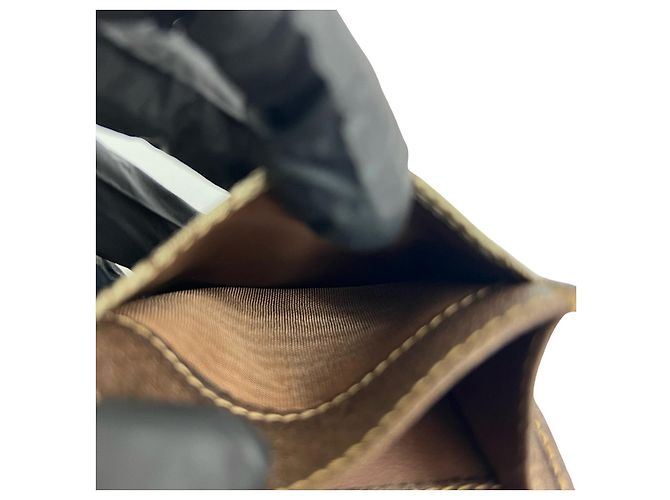 Monedero de cuero Gucci Castaño - vista 9
