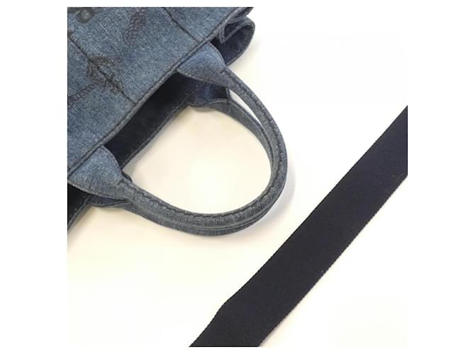 Tote Prada 1BG439 DENIM Tasche Blau - Ansicht 5