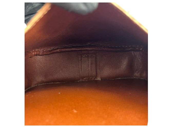 Borsa a tracolla Louis Vuitton Cartouchiere Monogram Marrone - vista 10