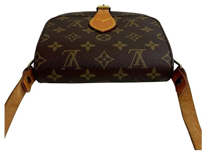 Borsa a tracolla Louis Vuitton Cartouchiere Monogram Marrone - vista 5