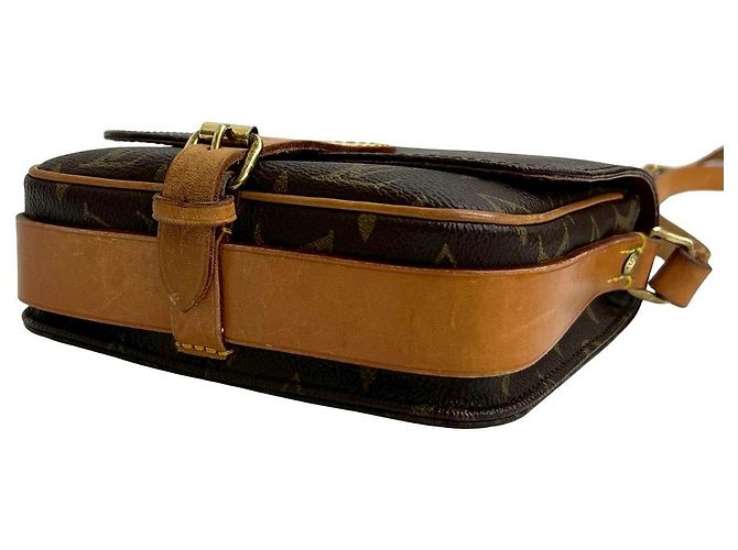 Borsa a tracolla Louis Vuitton Cartouchiere Monogram Marrone - vista 9