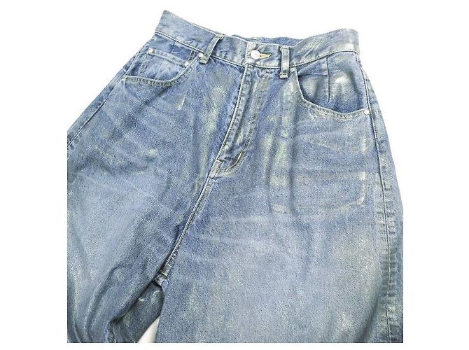 Autre Marque Pantalones de denim con revestimiento ASTRAET Plata - vista 4