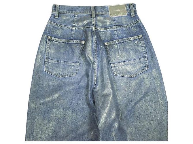 Autre Marque Pantalones de denim con revestimiento ASTRAET Plata - vista 6