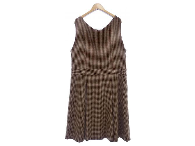 Autre Marque Leilian Dress Brown Black - view 2