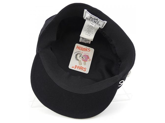 Hermès Hermes SAINT HONRE FUNNY ICE CREAM Cap Schwarz - Ansicht 6