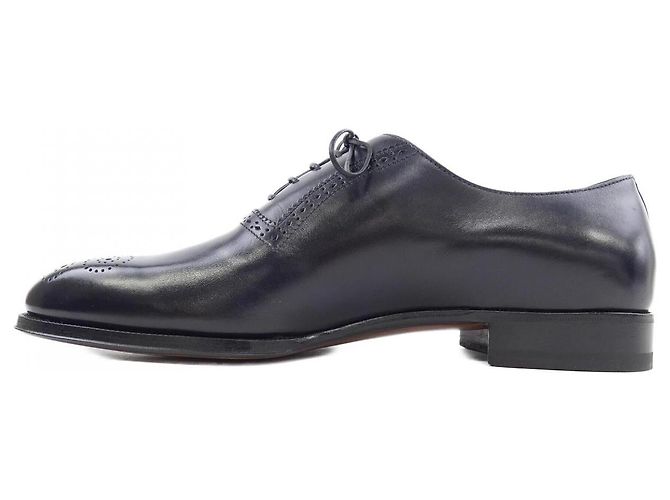 Autre Marque Enzo Bonafe Lederschuhe Schwarz - Ansicht 2