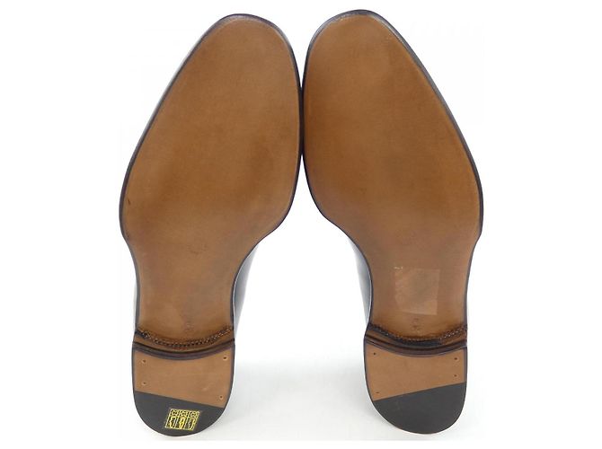 Autre Marque Enzo Bonafe Lederschuhe Schwarz - Ansicht 4