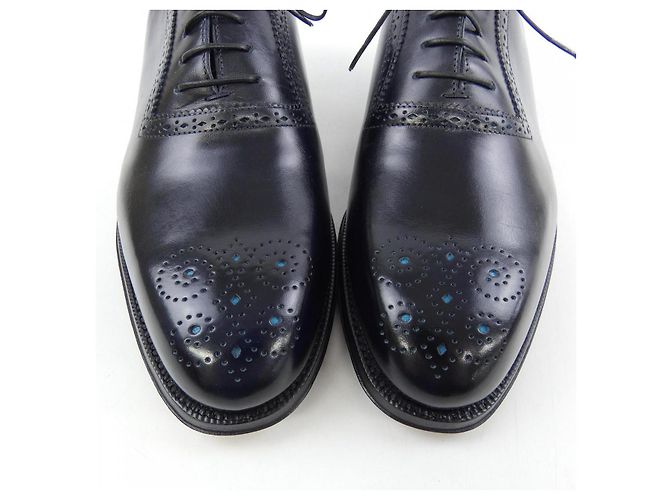 Autre Marque Enzo Bonafe Lederschuhe Schwarz - Ansicht 7