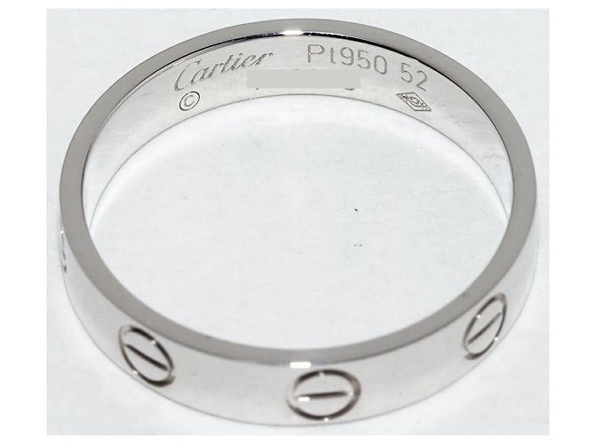 Cartier Love Ring Pt950 Ringgröße 52 Silber - Ansicht 5