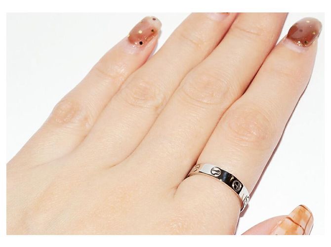 Cartier Love Ring Pt950 Ringgröße 52 Silber - Ansicht 6