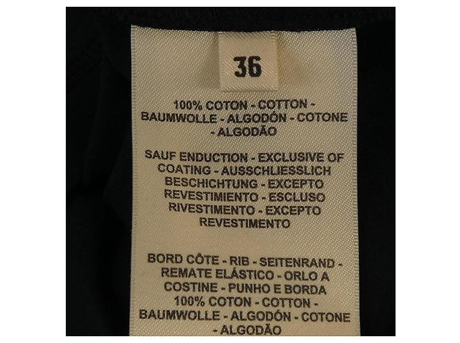 Hermès Vestido cortado Hermes Negro - vista 3