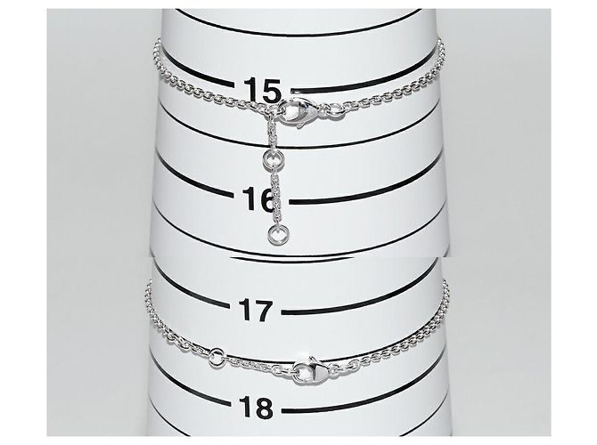 Bracciale Louis Vuitton LV Volt Upside Down in oro bianco Au750 e diamanti Argento - vista 2