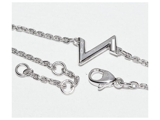 Bracciale Louis Vuitton LV Volt Upside Down in oro bianco Au750 e diamanti Argento - vista 5