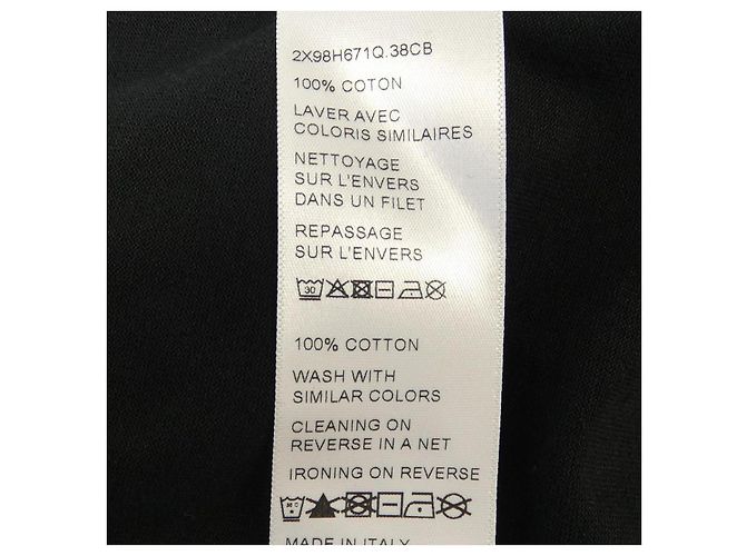 Céline Camiseta de algodão CELINE Preto - vista 3
