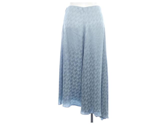 Falda de seda Fendi Azul - vista 2