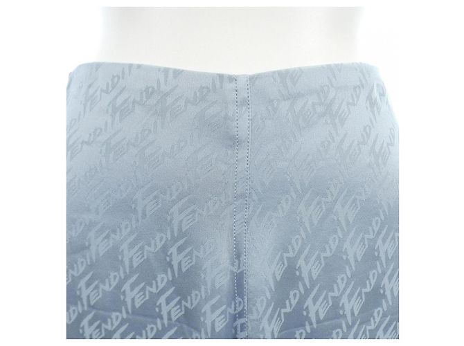 Falda de seda Fendi Azul - vista 6