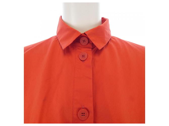 Hermès Camicia in cotone Hermes Rosso - vista 4