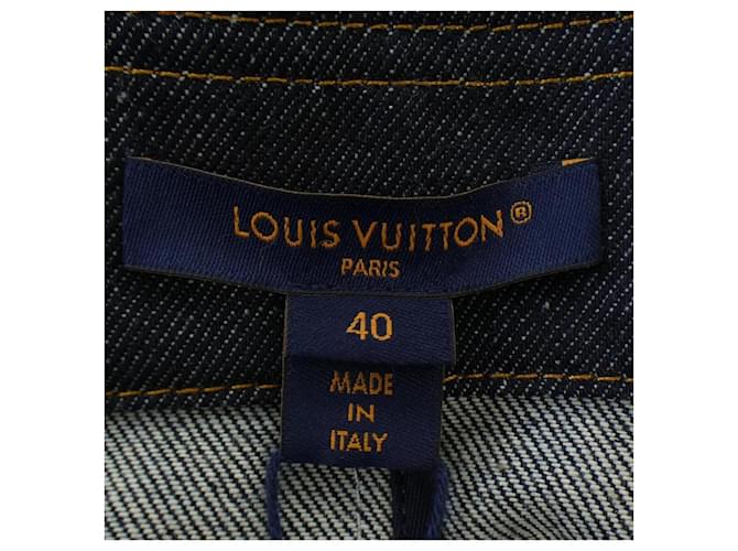 Falda Louis Vuitton Azul Azul marino - vista 4