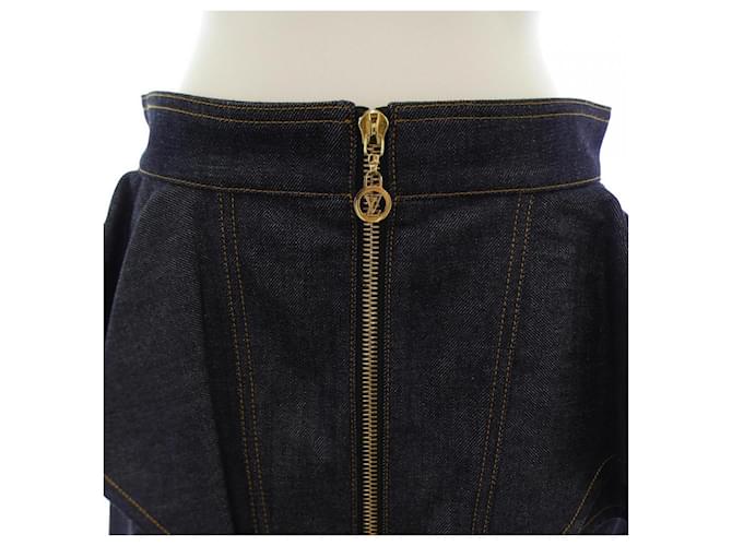 Falda Louis Vuitton Azul Azul marino - vista 5