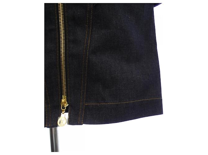 Falda Louis Vuitton Azul Azul marino - vista 6
