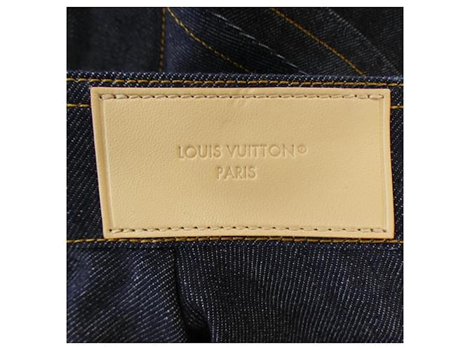 Falda Louis Vuitton Azul Azul marino - vista 7