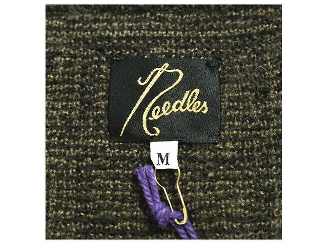 Autre Marque Cárdigan de mohair Needles Verde Verde oliva - vista 8