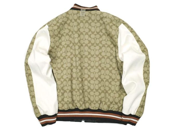 Chaqueta Souvenir reversible Coach de satén Negro Blanco - vista 4