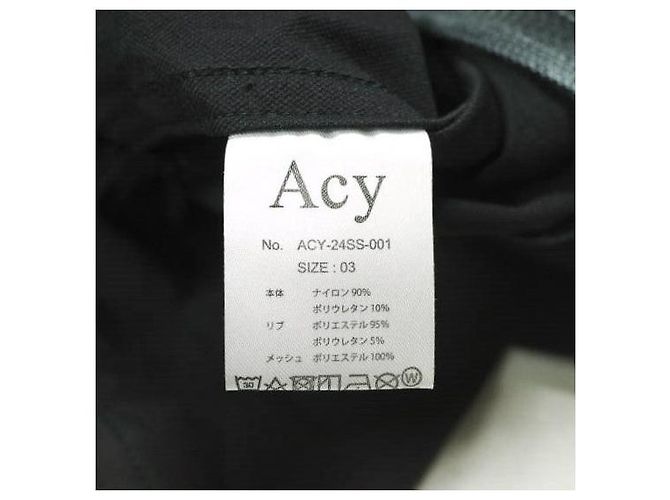 Autre Marque Acy 24SS Pullover Hemd V2 Nylon Hemd Schwarz - Ansicht 10