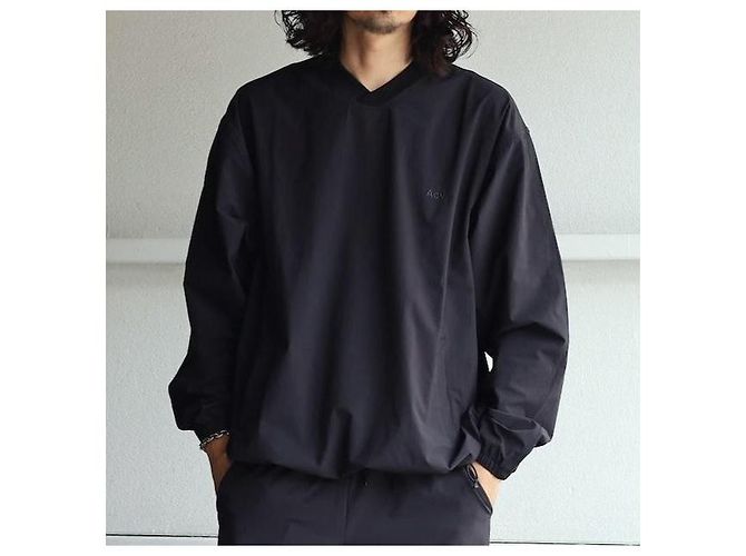 Autre Marque Acy 24SS Pullover Hemd V2 Nylon Hemd Schwarz - Ansicht 4
