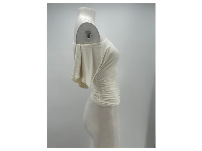 Autre Marque Weißes Off-Shoulder-Top - Ansicht 3