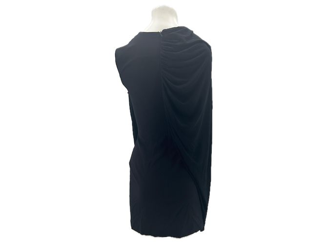 Autre Marque Asymmetrisches schwarzes Kleid - Ansicht 2