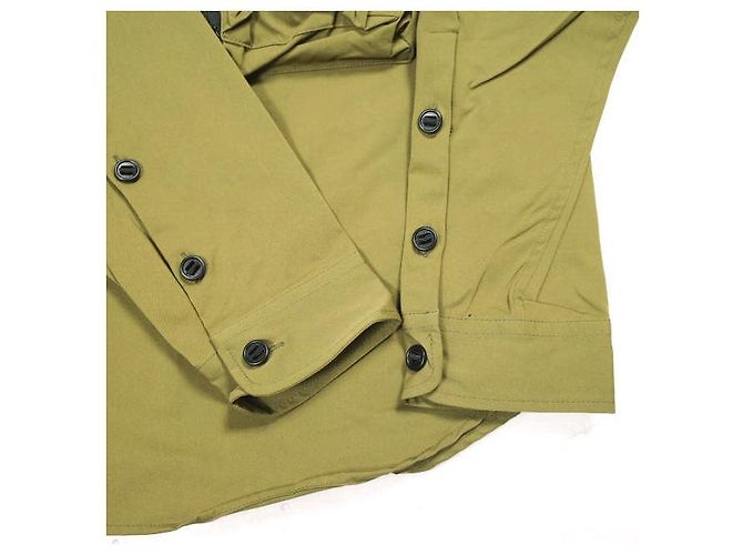 Autre Marque South2 West8 Tenkara Trout Hemd aus Stretch-Polyester-Twill Grün - Ansicht 6