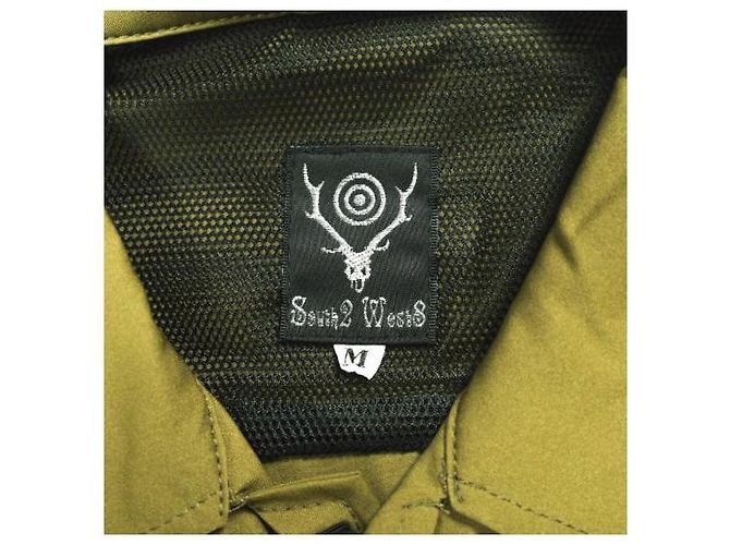 Autre Marque South2 West8 Tenkara Trout Hemd aus Stretch-Polyester-Twill Grün - Ansicht 8