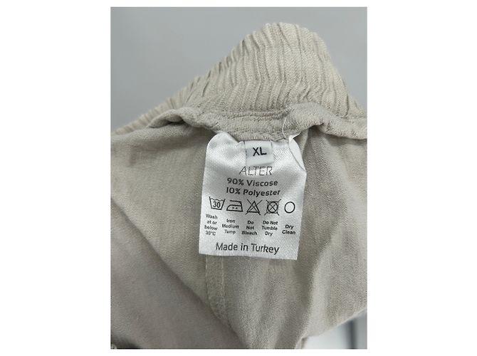 Autre Marque Pantalones ALTER beige de viscosa XL - vista 3