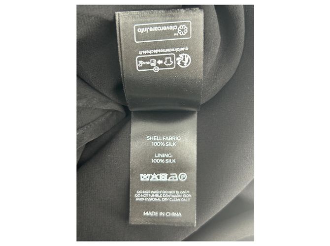 Autre Marque YAEL Seidenkleid Schwarz - Ansicht 7