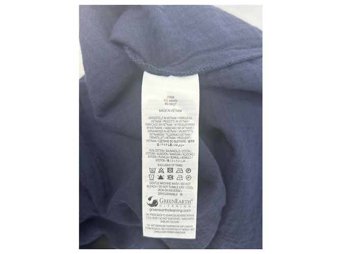 Vestido Johnnie Boden de algodón azul marino Talla 4 - vista 7