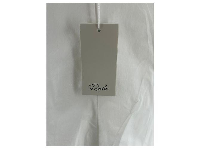 Autre Marque Vestido de algodón blanco RAILS Talla S - vista 6