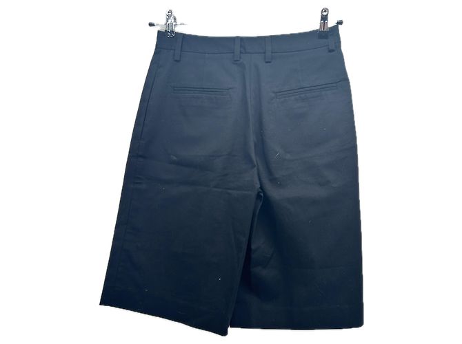 Autre Marque MATTEAU Black Wool Shorts - view 2