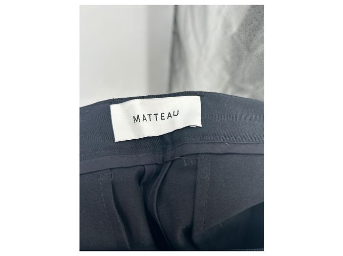 Autre Marque MATTEAU Black Wool Shorts - view 3